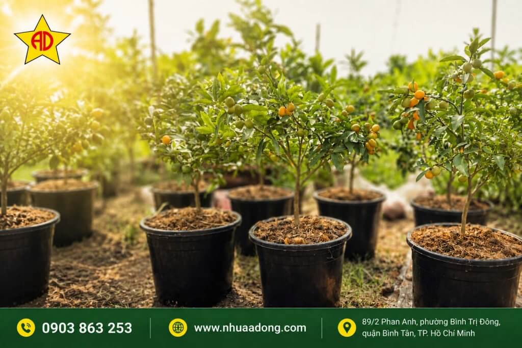 Chọn chất liệu chậu phù hợp với môi trường nhà vườn