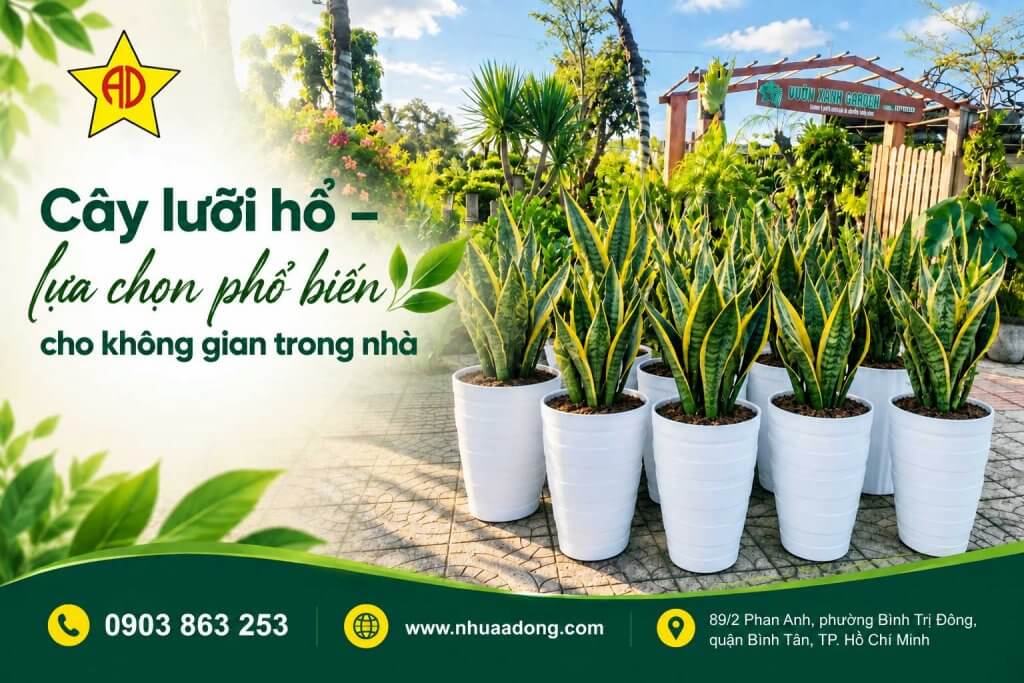 Những chậu cây nên để trong nhà để lọc không khí 2 Cây lưỡi hổ – lựa chọn phổ biến cho không gian trong nhà