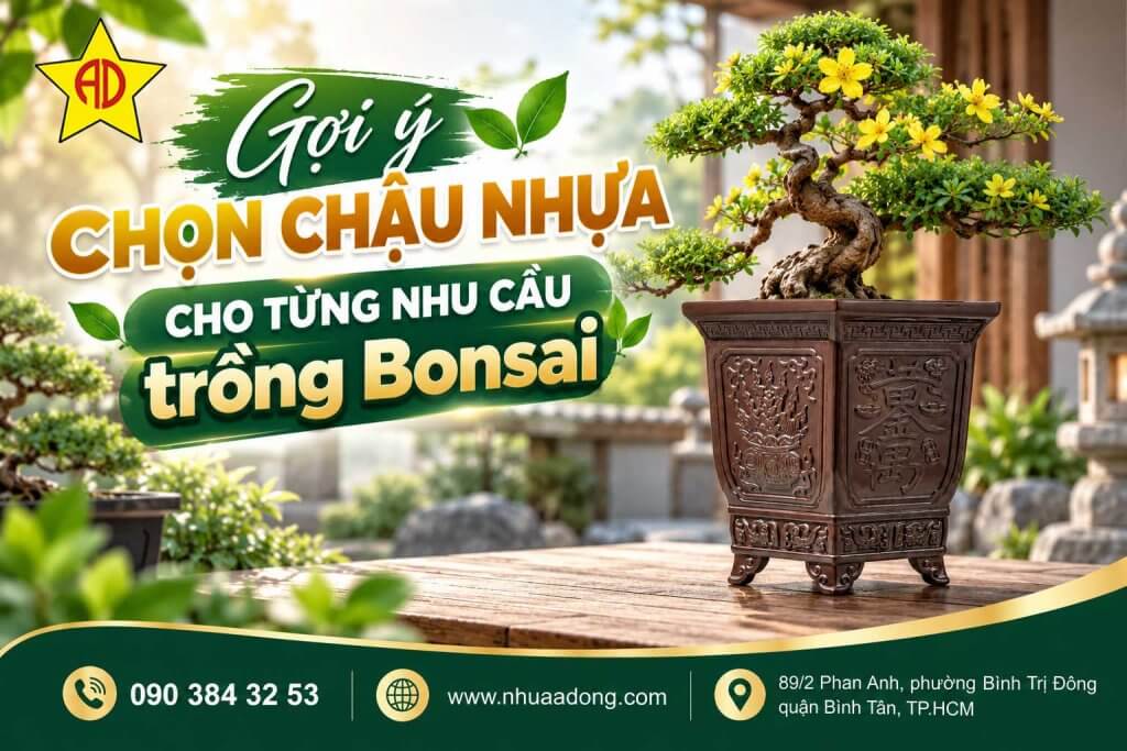 Nên và không nên khi chọn chậu cho cây Bonsai 7 Gợi ý chọn chậu nhựa cho từng nhu cầu trồng Bonsai