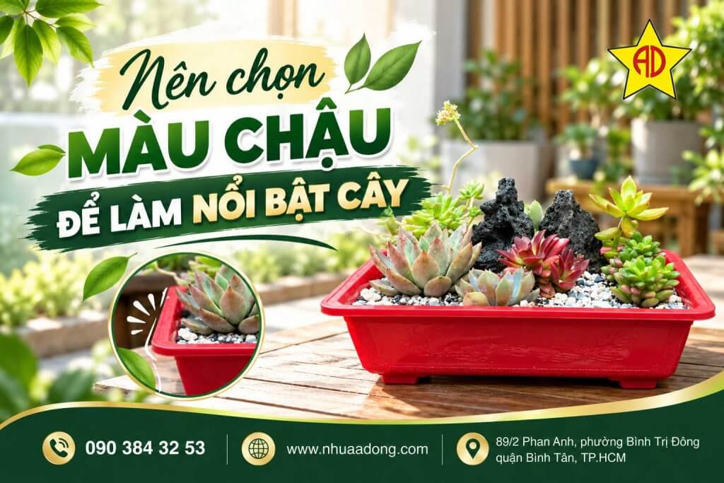 Nên và không nên khi chọn chậu cho cây Bonsai 4 Nên chọn màu chậu để làm nổi bật cây