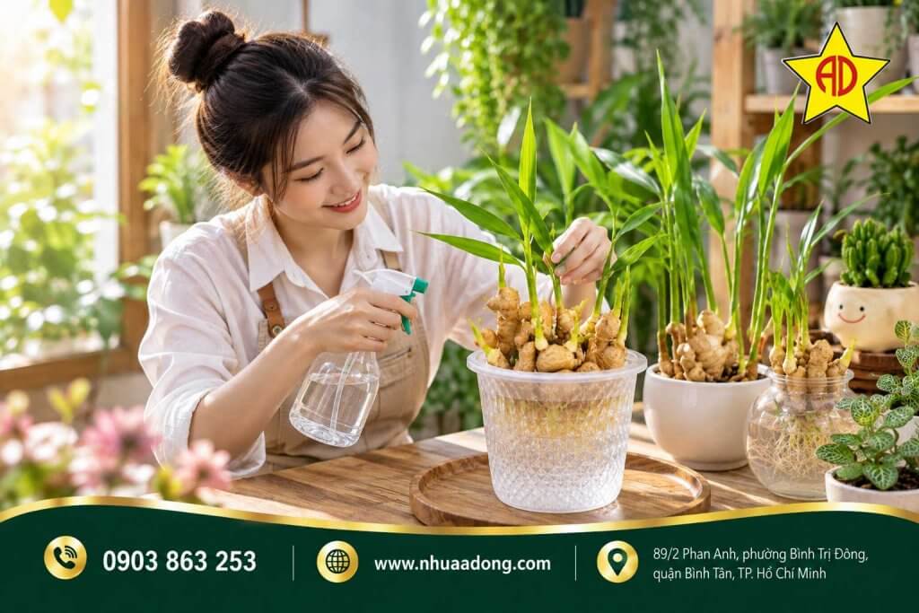 Chăm sóc gừng thủy sinh như thế nào Chăm sóc gừng thủy sinh như thế nào