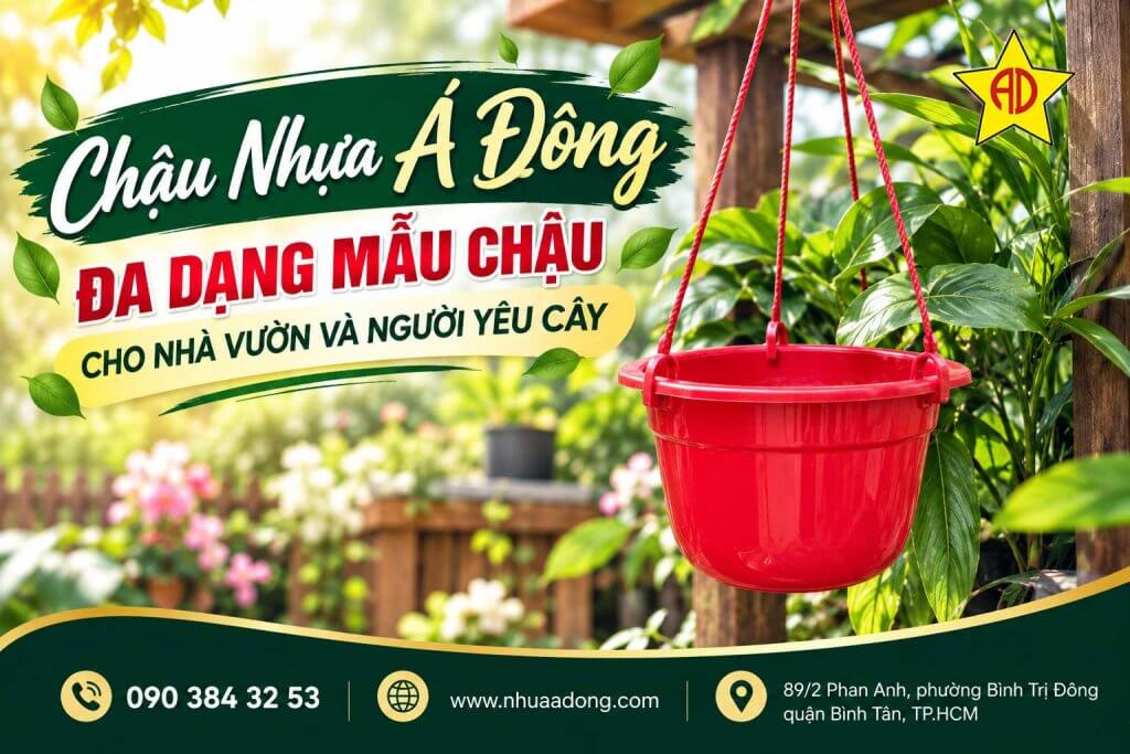 Chậu Treo Thường Và Chậu Treo Thủy Sinh: Mẫu Nào Là Sự Lựa Chọn Tốt Nhất? 23 Chậu Nhựa Á Đông – đa dạng mẫu chậu cho nhà vườn và người yêu cây
