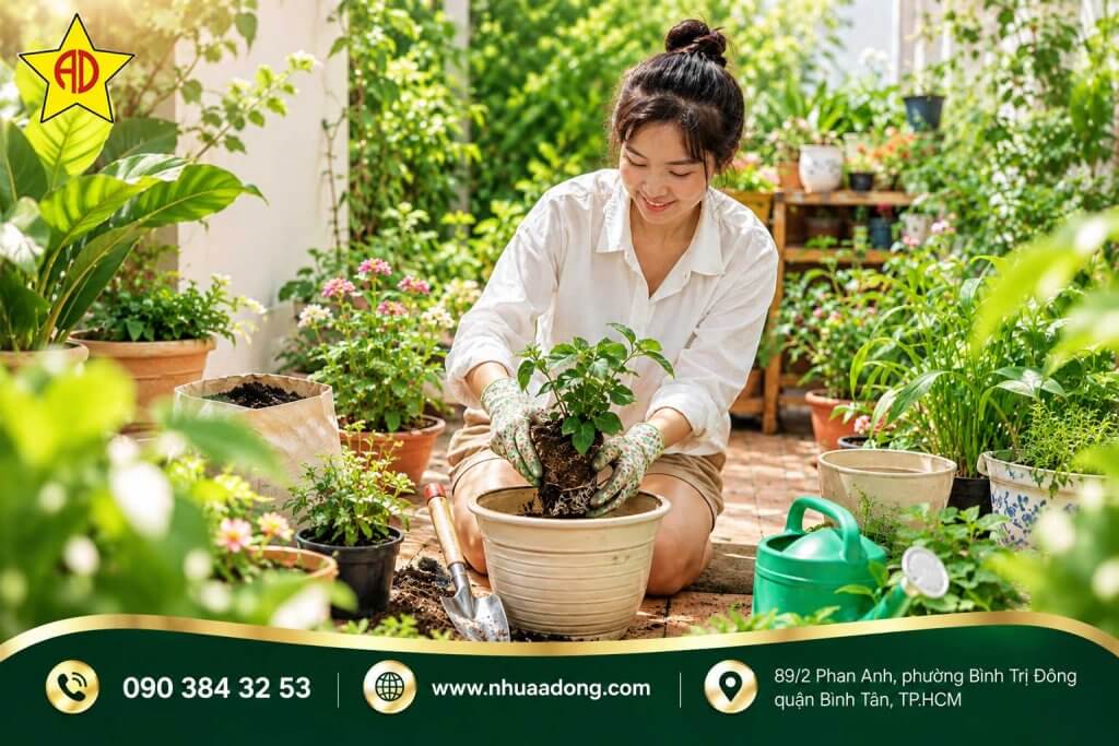 Chọn chậu phù hợp ngay từ đầu Chọn chậu phù hợp ngay từ đầu